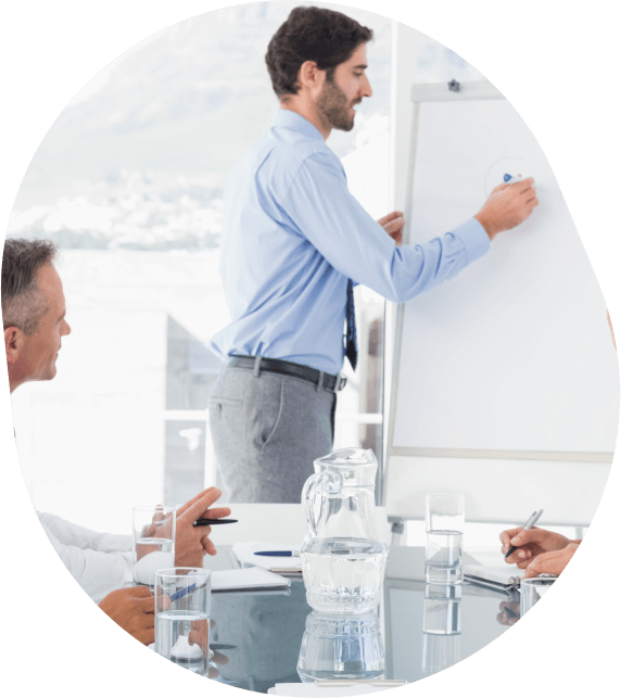Business owners planning together