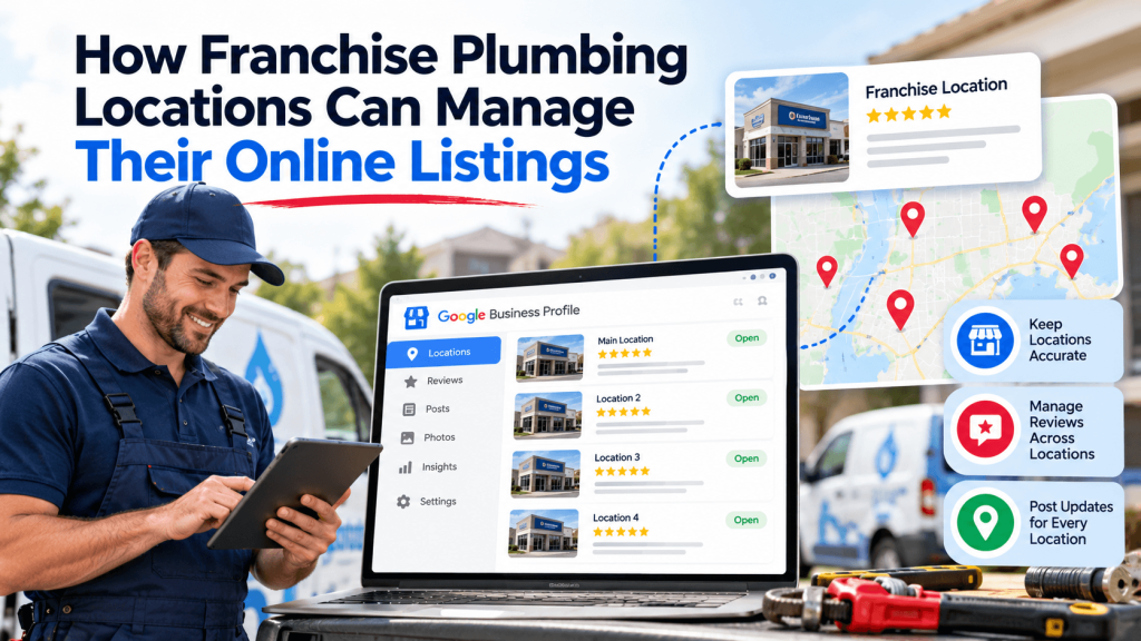 How Franchise Plumbing Locations Can Manage Their Online Listings